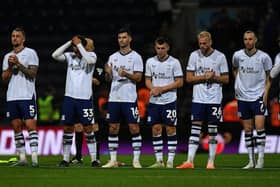 North End players during the penalty shootout (photo: Dave Howarth/CameraSport)