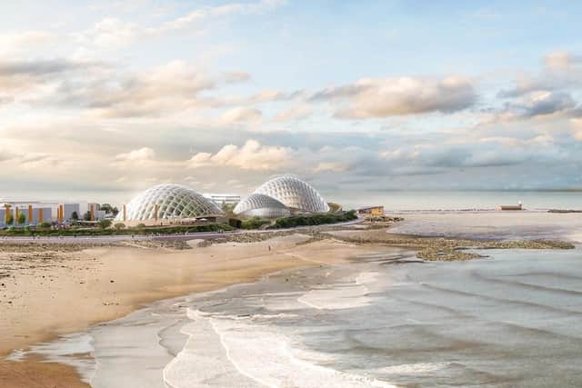 An artist's impression of how Eden Project Morecambe might look. Photo: Eden Project