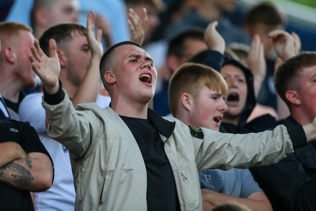 A North End in fine voice at Huudersfield.
