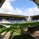 Preston North End's Deepdale ground pictured from the players' tunnel