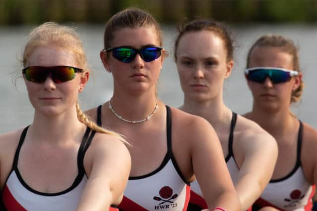 Lancaster University Boat Club's quad crew