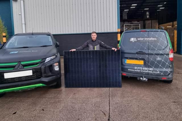 Alan Stewart from Chorley is auctioning off £12,000 worth of solar panel energy to help with the cost of living. He will donate 10 per cent of what is raised by the raffle to Derian House Children's Hospice who care for his late sister Jodie