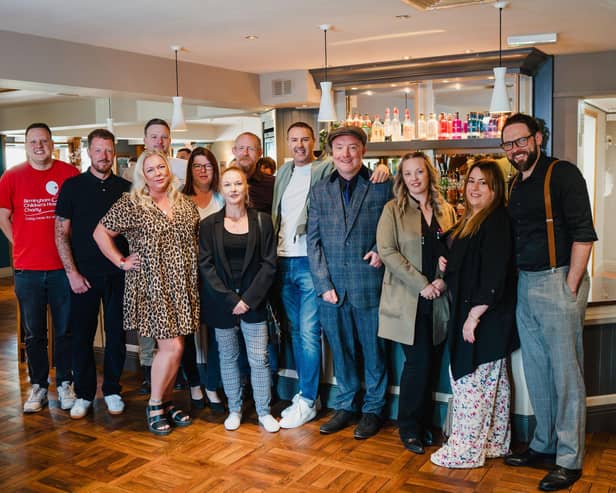 Marston's Big Pub Quiz winners with Paddy McGuinness
