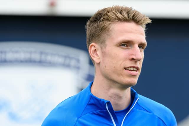 Preston North End striker Emil Riis Jakobsen at the media day at Euxton Training Ground. Photo: Kelvin Stuttard