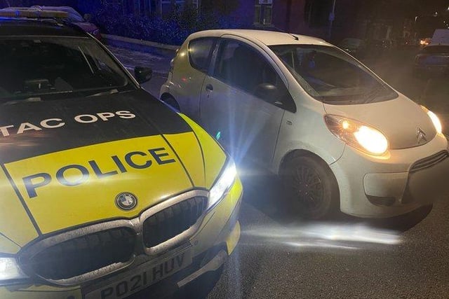 This Peugeot was stopped in Blackpool and the male driver was arrested for drug driving. The female passenger was left with the vehicle as she is owner, insured party and was  fit to drive.
A few hours later the vehicle was stopped in Preston and the  woman was arrested for drink driving -  blowing more than double the legal limit.