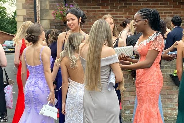 LGGS and LRGS prom at Wyrebank, Garstang, organised by two schoolgirls.