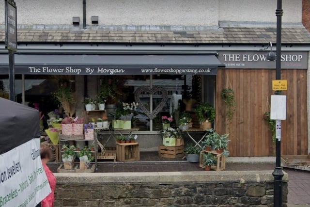 The Flower Shop on High Street, Garstang, has a rating of 4.8 out of 5 from 59 Google reviews
