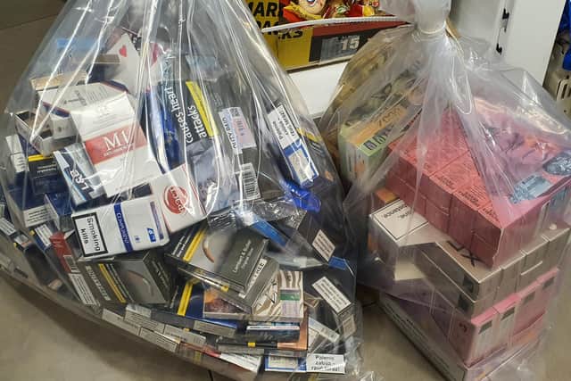 Officers from the Neighbourhood Policing Team, along with Trading Standards, seized a total of 1,024 illegal tobacco and vape products from three shops across Preston