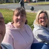 Jordan Jones with parents Lee Jones and Sarah Copestake