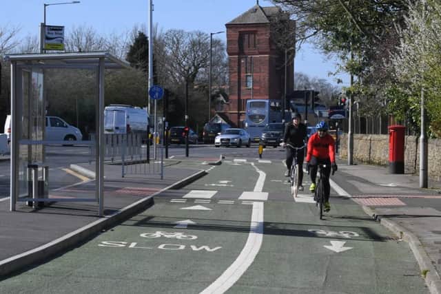 Cyclists Heeran and Sarah Rathod are all in favour of the cycle lane.
