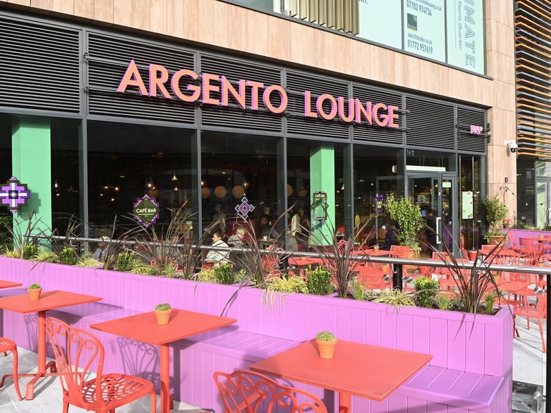 Argento Lounge, bar and restaurant is open, the first business to open in the new Animate - Harris Quarter, Preston.