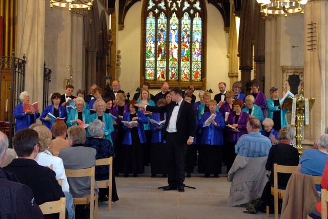 Preston Cecilian Choral Society entertained the crowds at the Minister of St. John as part of Preston Arts Festival launch