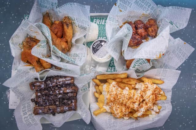 The American fast-food chain opened on the corner of the Drapery on Monday (November 24)