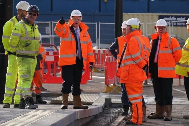 Boris gets a tour at Talbot Gateway during a trip to Blackpool