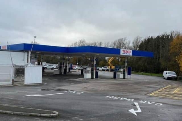 The petrol station at the Tesco Deepdale Retail Park store will operate 24 hours a day