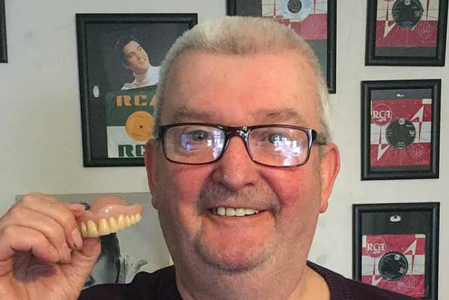 Paul Bishop had his false teeth returned 11 years after he lost them in Benidorm thanks to a DNA database