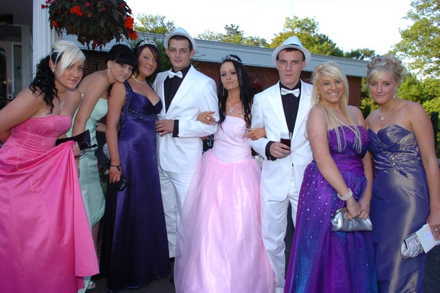 Great suits and hats lads! Dressed to the nines for the 2009 Fulwood High School Prom at Pines Hotel, Clayton-le-Woods