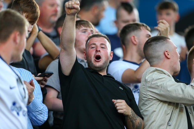 A PNE fan in full voice.