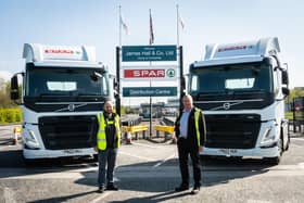 New greener trucks for James Hall & Co