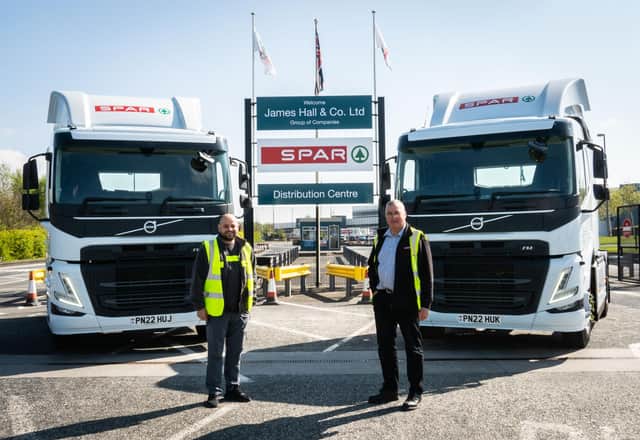 New greener trucks for James Hall & Co