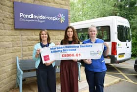 L-R Lisa Clarke (Corporate Fundraiser, Pendleside), Jas Finlayson (Marketing Manager, the Marsden) and Sarah Taylor (Registered Nurse, Pendleside)