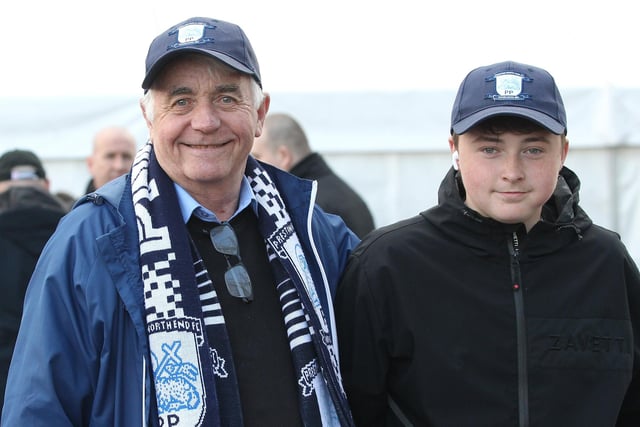 A couple of generations of PNE fans.