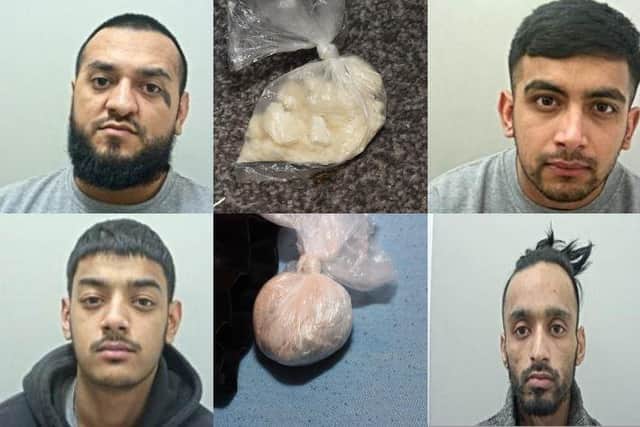 Four members of an organised crime group which operated a dedicated drugs line in Accrington have been jailed. (Credit: Lancashire Police)