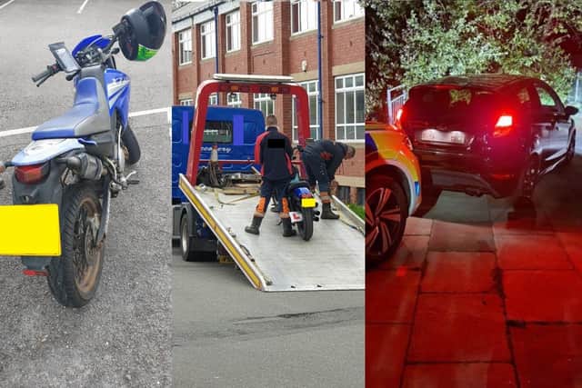 More than 140 vehicles were seized by Lancashire Police in one week.