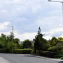 Photo Neil Cross; Lamp posts are tested along Cop Lane in Penwortham to allow bunting for the Queen's Jubilee