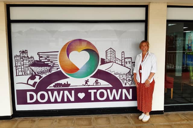 Burnley Together co-ordinator Nicola Larnach at Down Town in Burnley