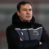 Morecambe boss Derek Adams Picture: Lewis Storey/Getty Images