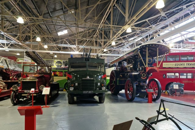 Some of the fantastic vehicles on display at the museum in Leyland