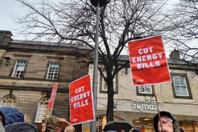 A previous protest in Lancaster against energy bill rises and cost of living crisis. 