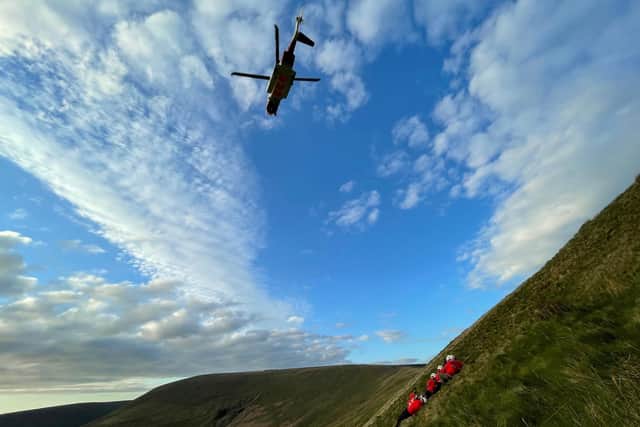 Bowland Pennine Mountain Rescue Team (BPMRT) rescued the man after his paraglider crashed in the Bowland Fells
