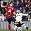 Derby County midfielder Max Bird was sent-off for this foul on Preston North End's Ben Whiteman