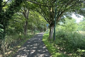 Part of the route on Preston South Rotary Club and St. Catherine's Hospice 10k Run and a 5k Fun Run/Walk
