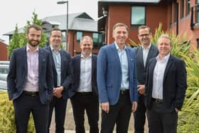 PHD team - L-R Peter Horton, Richard Blackburn, Craig Richardson, James Dow, Andy Dodd,  and Philip Price. Photo:  PHD Industrial Holdings
