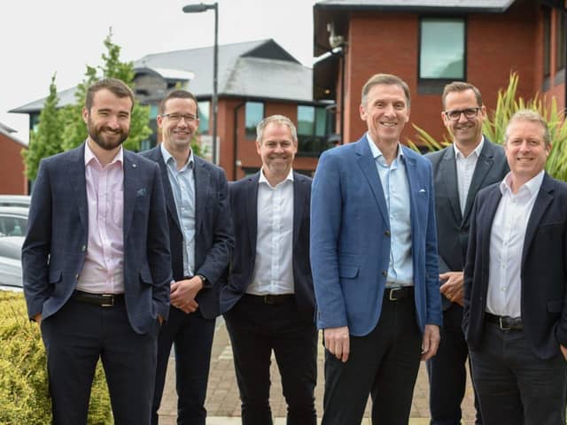 PHD team - L-R Peter Horton, Richard Blackburn, Craig Richardson, James Dow, Andy Dodd,  and Philip Price. Photo:  PHD Industrial Holdings