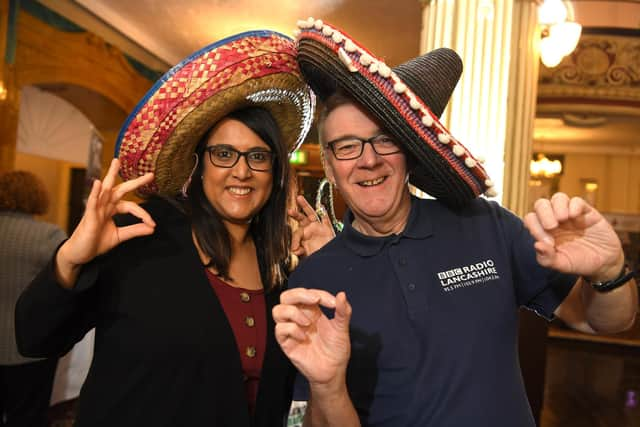 BBC Radio Lancashire's Nishma Hindocha and John Gillmore