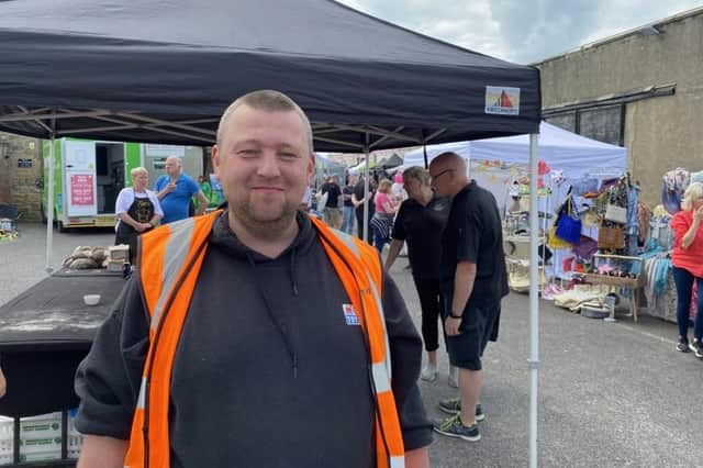 Market organiser Andrew Wallin