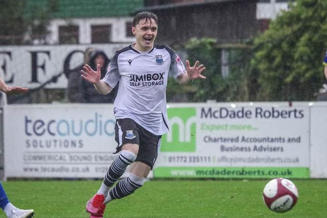 Fin Sinclair-Smith was on target against Atherton Collieries (photo: Ruth Hornby)