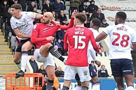Farrend Rawson is one of the experienced players Derek Adams believes can play a key role Picture: Michael Williamson