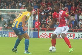 Greg Leigh had pulled a goal back for Morecambe in the second half