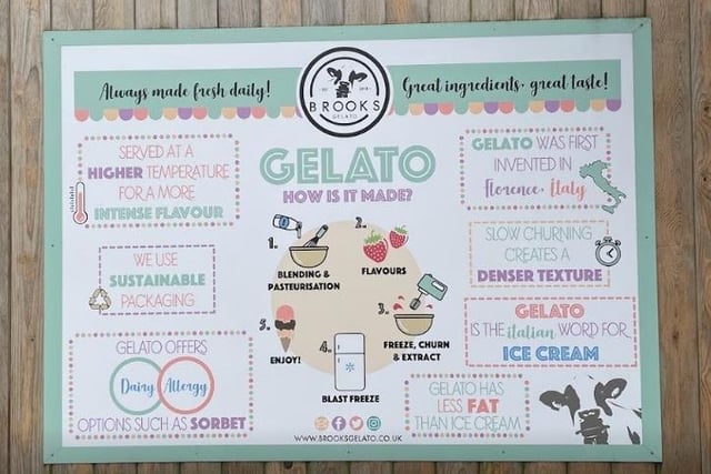 Brooks Gelato on Station Lane, Barton, has a 4.7 of 5 rating on Google reviews