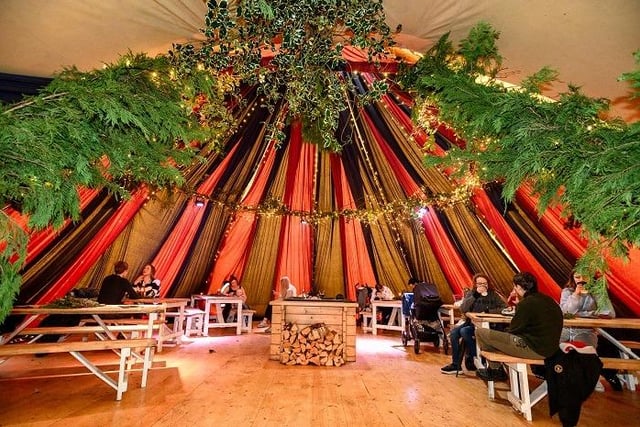 The festive tipi tent