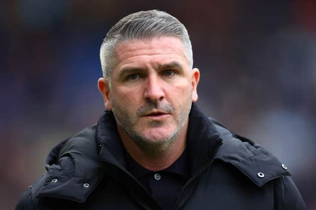 Ryan Lowe has discussed Preston North End’s upcoming games against Everton and Fiorentina. (Image: Getty Images)