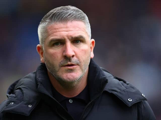 Ryan Lowe has discussed Preston North End’s upcoming games against Everton and Fiorentina. (Image: Getty Images)