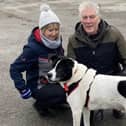 Bleakholt Animal Sanctuary long term resident Humbug finally finds his forever home with Ken Marsh and Sandra Rothwell