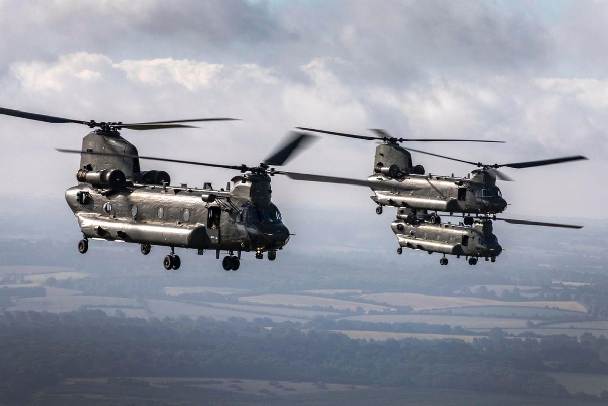 This is why military helicopters are circling over Lancashire this week