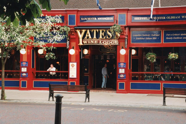 It's 1995 and here's a shot of Yates's Wine Lodge during the day - when it was more popular among diners